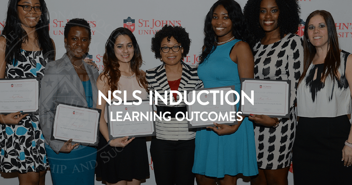 NSLS Induction Learning Outcomes
