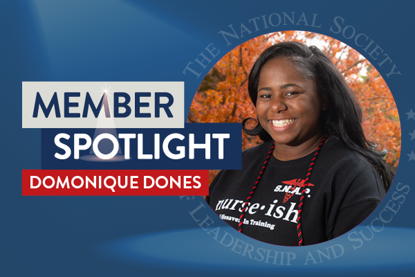 NSLS Member Spotlight: Domonique Dones, member of the Southern Illinois University Edwardsville NSLS chapter