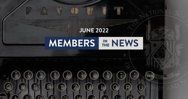 NSLS Members in the News June 2022